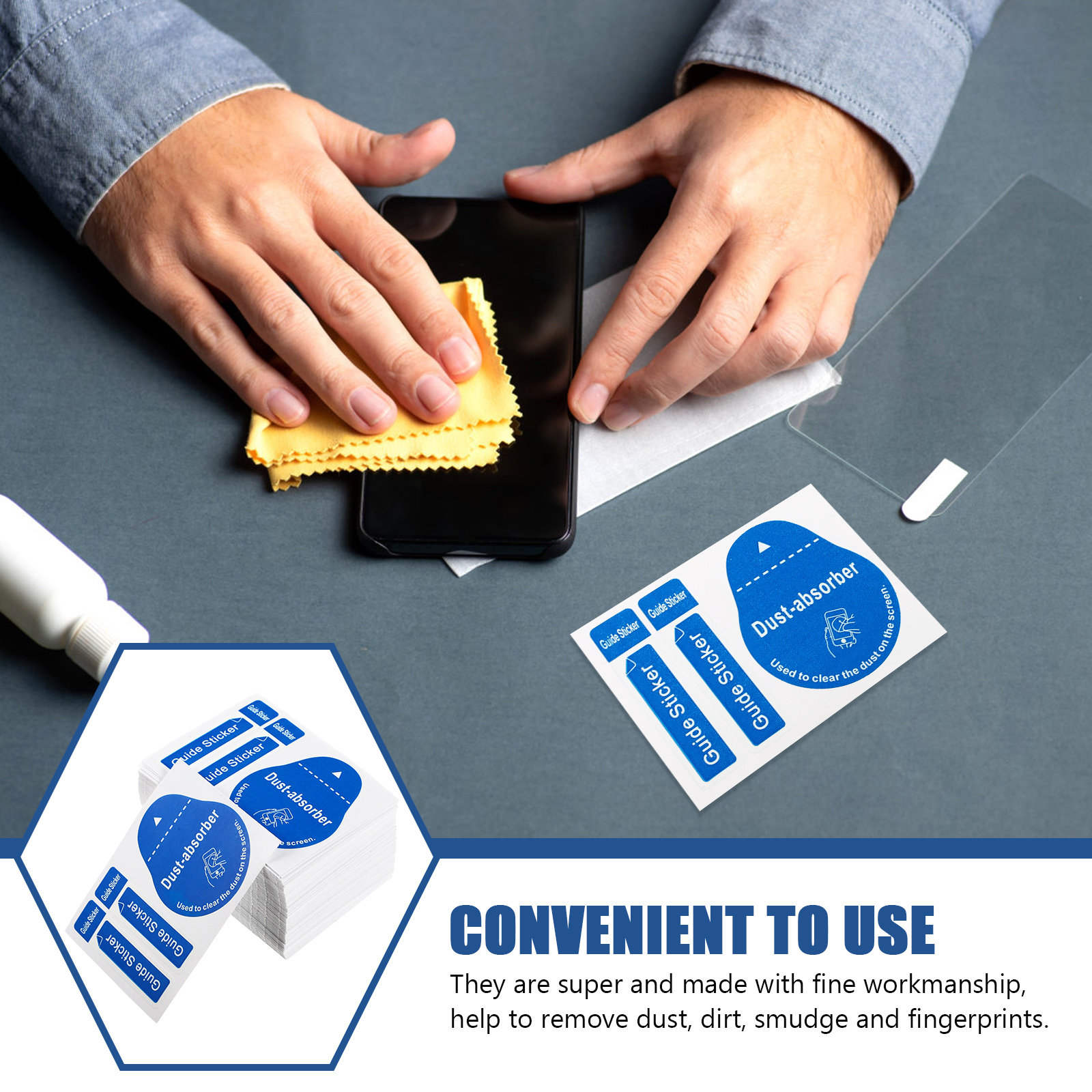 200pcs LCD Screen Dust Removal - Dust Removal Sticker recensie en prijs