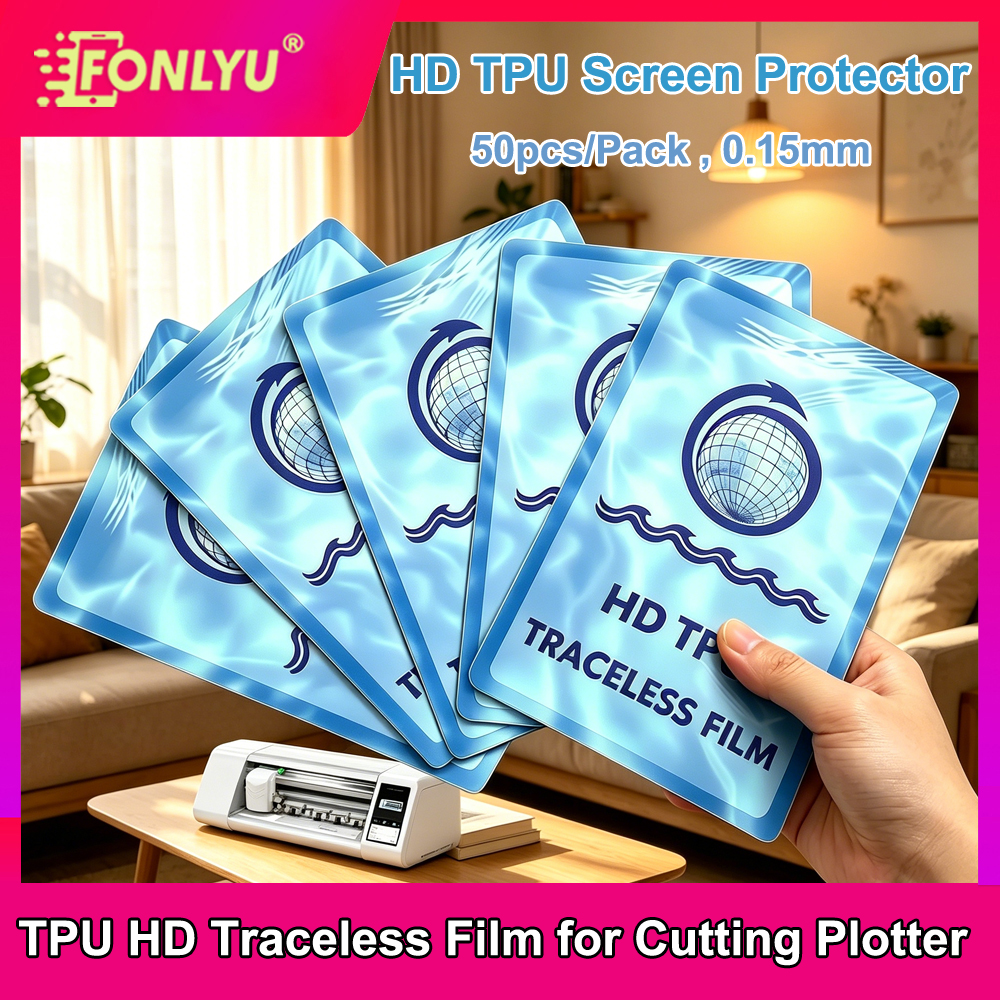 FONLYU 50pc HD Traceless TPU H - Screen Protector Cutter recensie en prijs