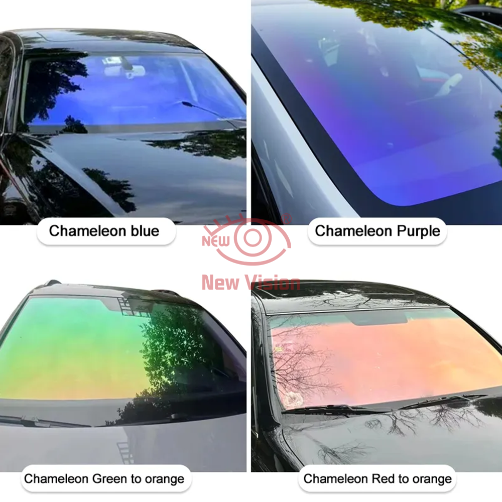 1mX3m 70%VLT Aurora Red Green  - Glass Protector Auto recensie en prijs